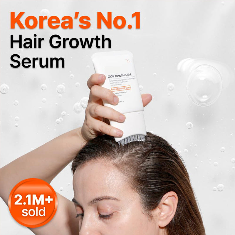 FollicFlow Hair Growth Serum & Scalp Massage Brush